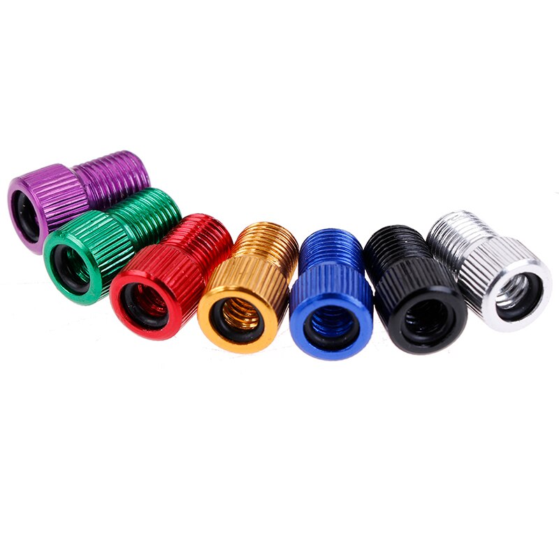 5pcs/Lot MTB Road Bike Tire Gas Valve Adaptor Tube Pump Repair Tools Bicycle Valve Adapter Air Pump Converter