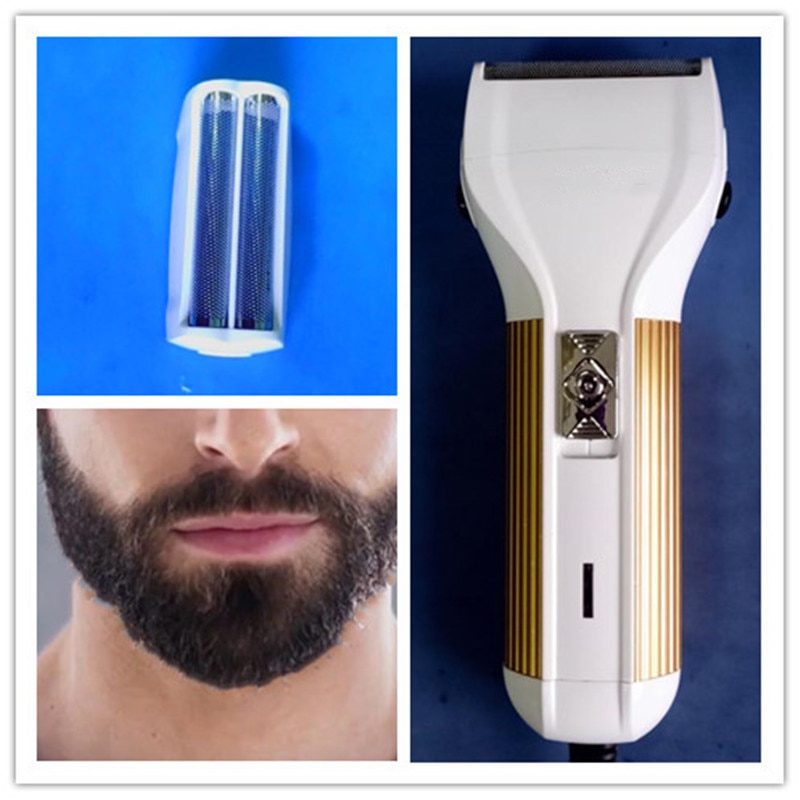 Elektrisch scheerapparaat voor mannen, baard, scheerapparaat met stekker, netsnoer, scheerapparaat voor mannen, snorrentrimmer, scheerkop, scheerapparaat