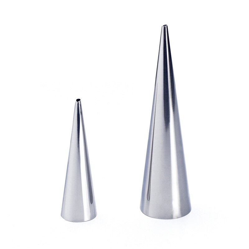 Neu12/24 stücke Croissants Formen Konische Gebäck Edelstahl Große Schraube Croissant Werkzeug Backen Gebäck Kegel bilden Kuchen Brot bilden