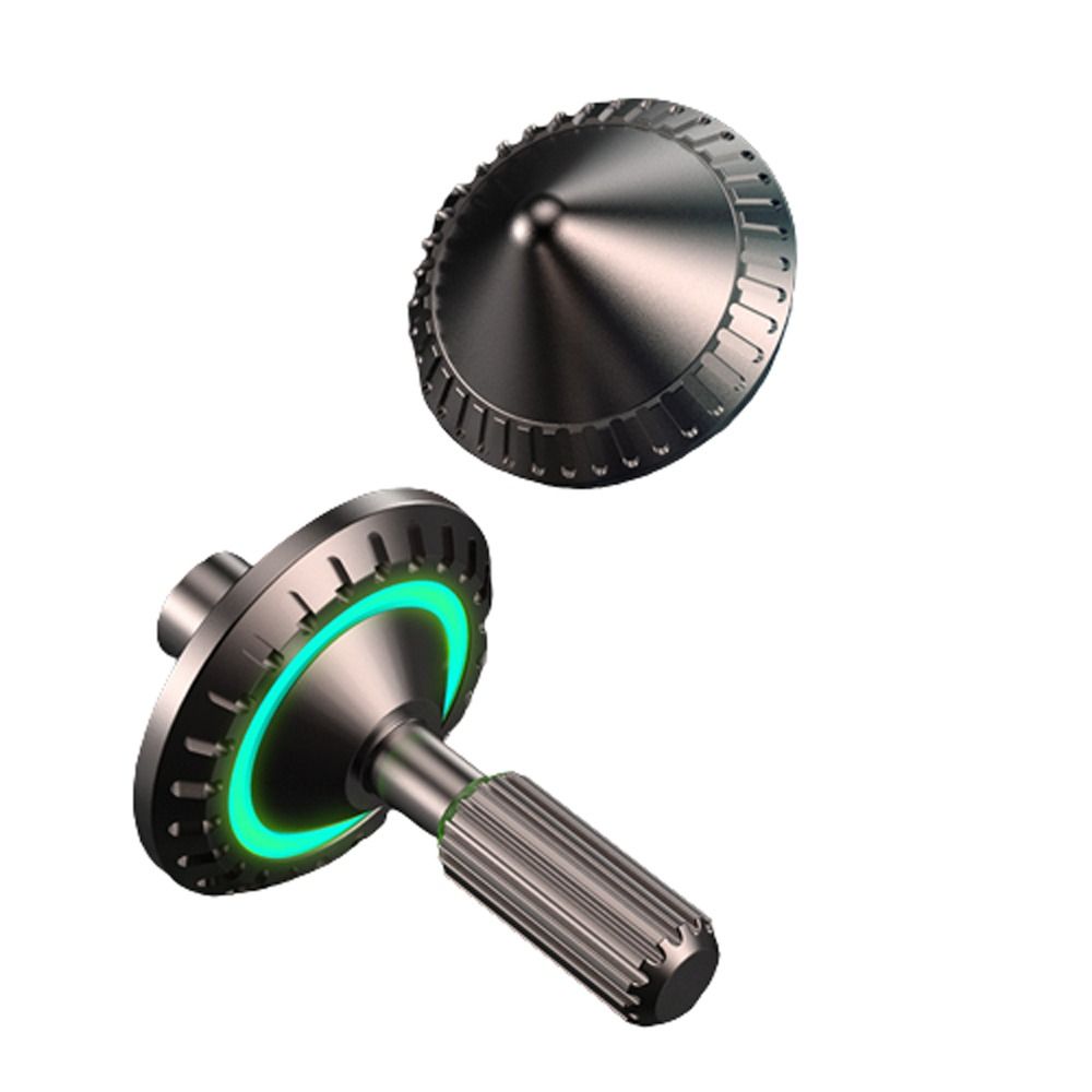 Juguetes para los dedos, accesorios de giro manual, juguete de escritorio, juguete de escritorio de oficina, giroscopio para la yema del dedo, Spinner con rodamiento, Spinning Top, juguetes inquietos: Negro