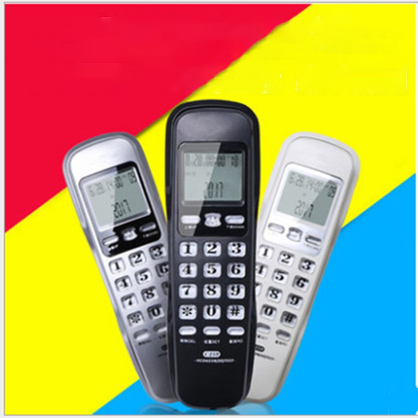 Trimline Vaste Telefoon Met Caller Id, Bureau Kleine Telefoon Telefoon, Wandmontage, Voor Hotel, Thuis, kantoor, Zwart, Zilver, Wit