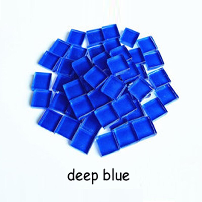 Micro Glas Tiny Mini Mozaïek Tegel DIY Hobby Kinderen Handgemaakte Crystal Gratis Stone Craft Materiaal Creativiteit: Deep Blue