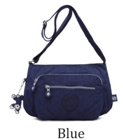 TEGAOTE Luxury Women Messenger Bag Nylon Shoulder Bag Ladies Bolsa Waterproof Travel Bag Women's Crossbody Bag Mochila Feminina: dark blue