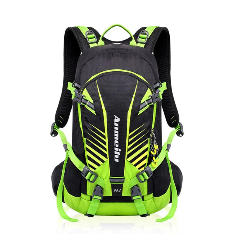 Fiets Tas Draagbare Waterdichte Sport Rugzak 20L Outdoor Wandelen Klimmen Pouch Fietsen Fiets Rugzak: Green