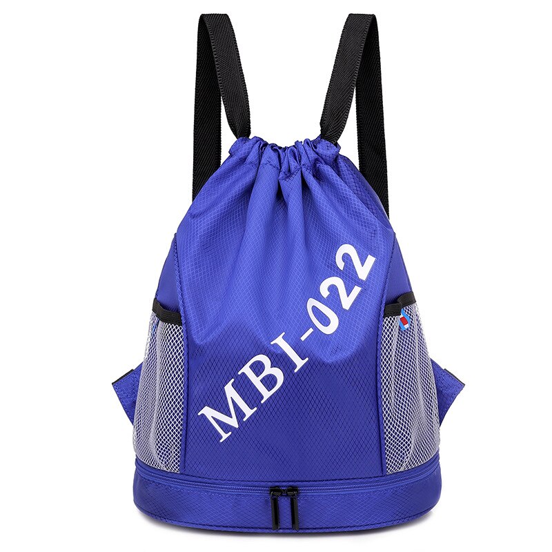 Koord Rugzak Purse Grote Capaciteit Draagbare Schooltas Mode Lichtgewicht Reistas: Dark Blue