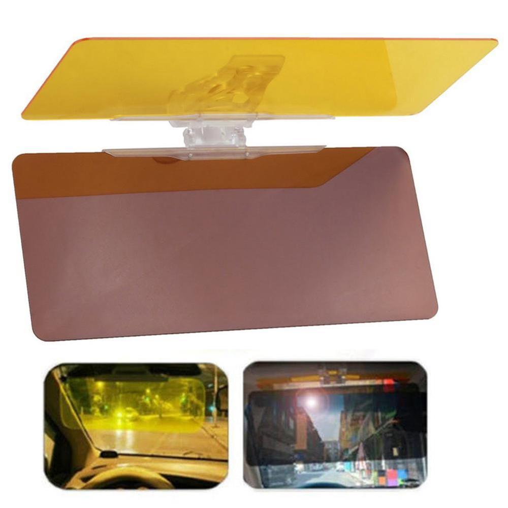 Auto Zonneklep Hd Anti Zonlicht Dazzling Dag Nachtzicht Rijden Spiegel Uv Fold Flip Down Clear View