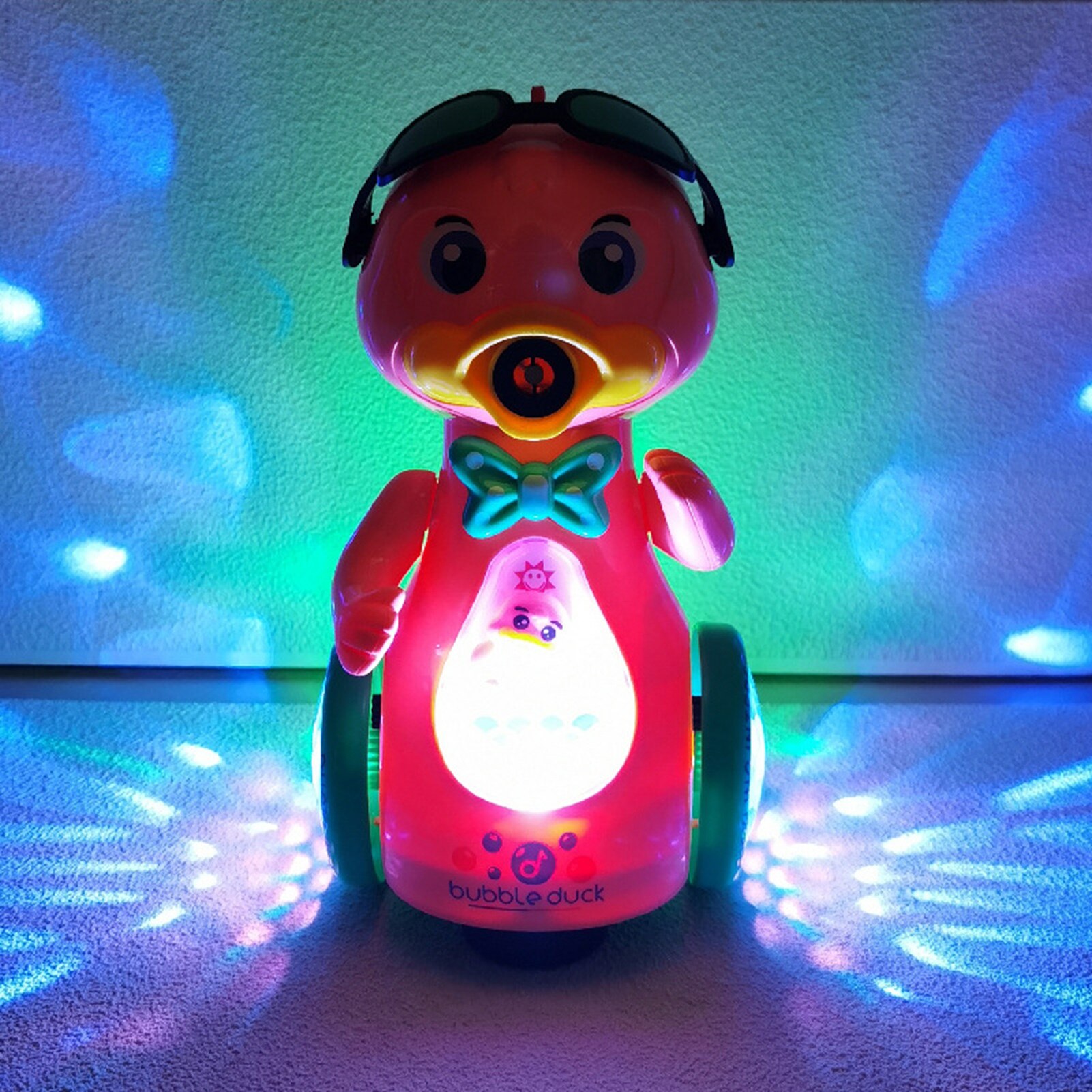 Zomer Grappig Speelgoed Elektrische Eend Bubble Machine Spuiten Muziek Verlichting Speelgoed Automatische Bubble Blower Kruipen Speelgoed Verjaardagscadeautjes