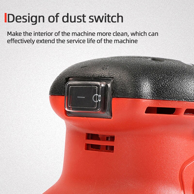 Mini Electric Sander with Sandpaper Woodworking Tool Furniture Metal Polisher Electric Sanding Tool Buffer Grinding Machine
