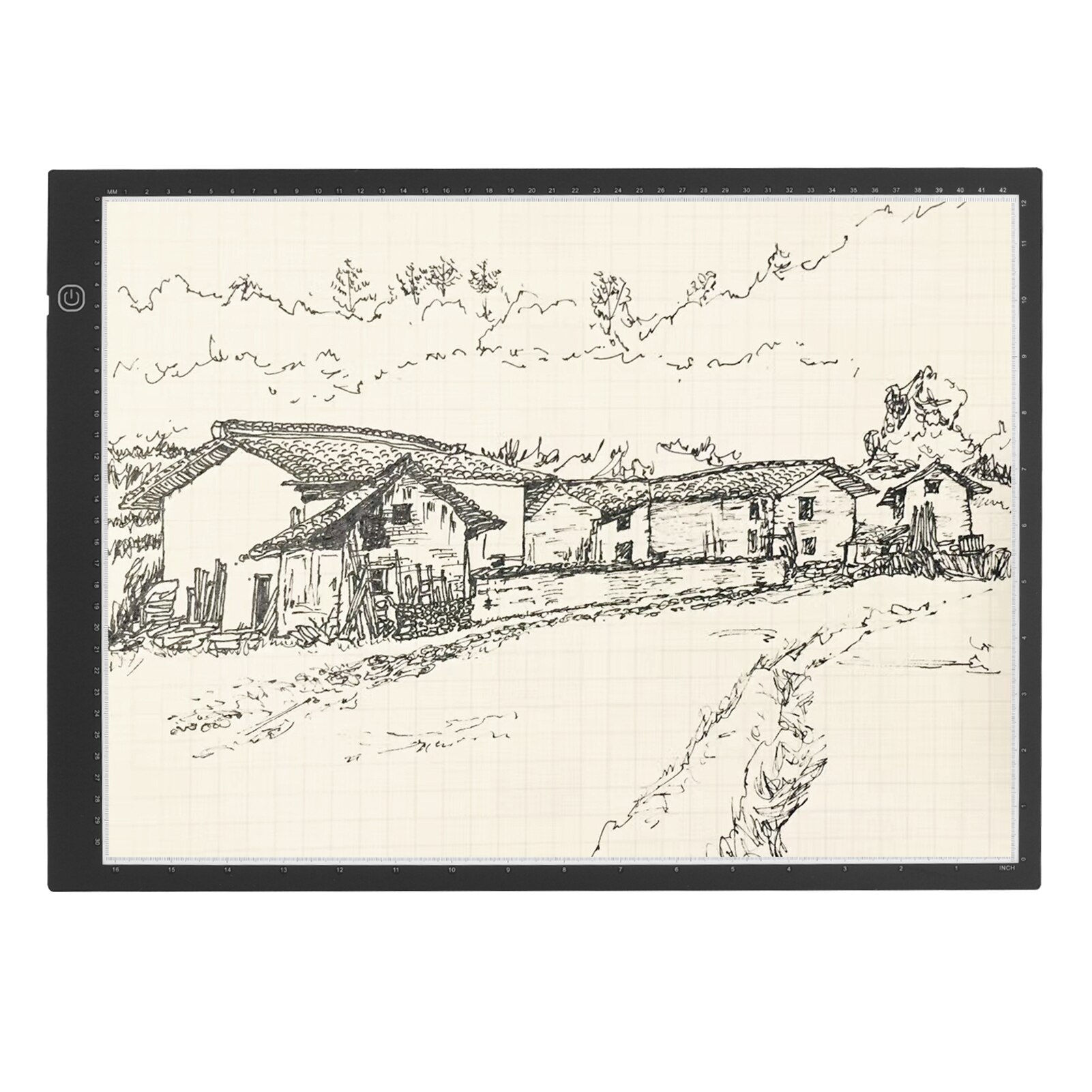 A3 LED Light Box Pad Tracer Graphic Tablet Tracing Drawing Board Copyboard Stepless Dimming for Sketching Calligraphy: Default Title