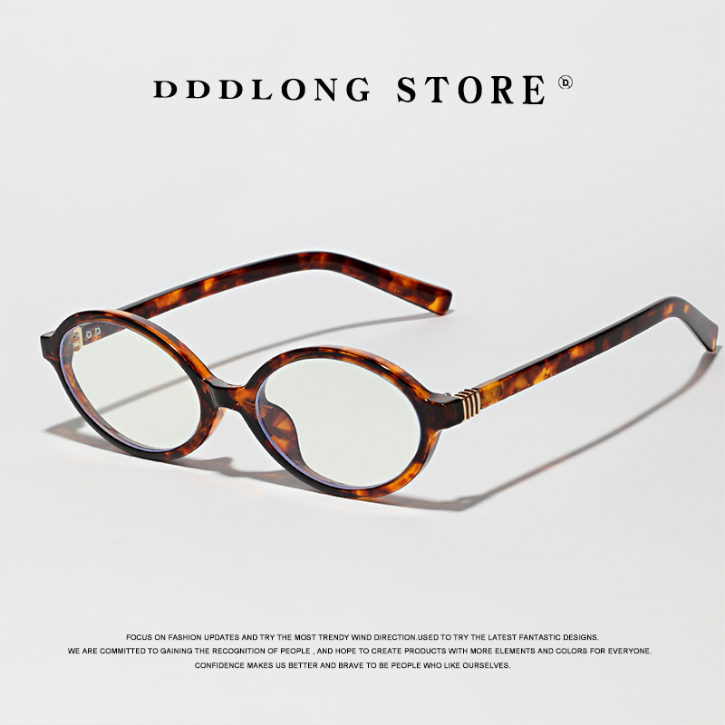 DDDLONG, gafas ovaladas antiluz azul, gafas graduadas, montura para hombres, gafas de sol para mujeres, lentes ópticos reemplazables D399