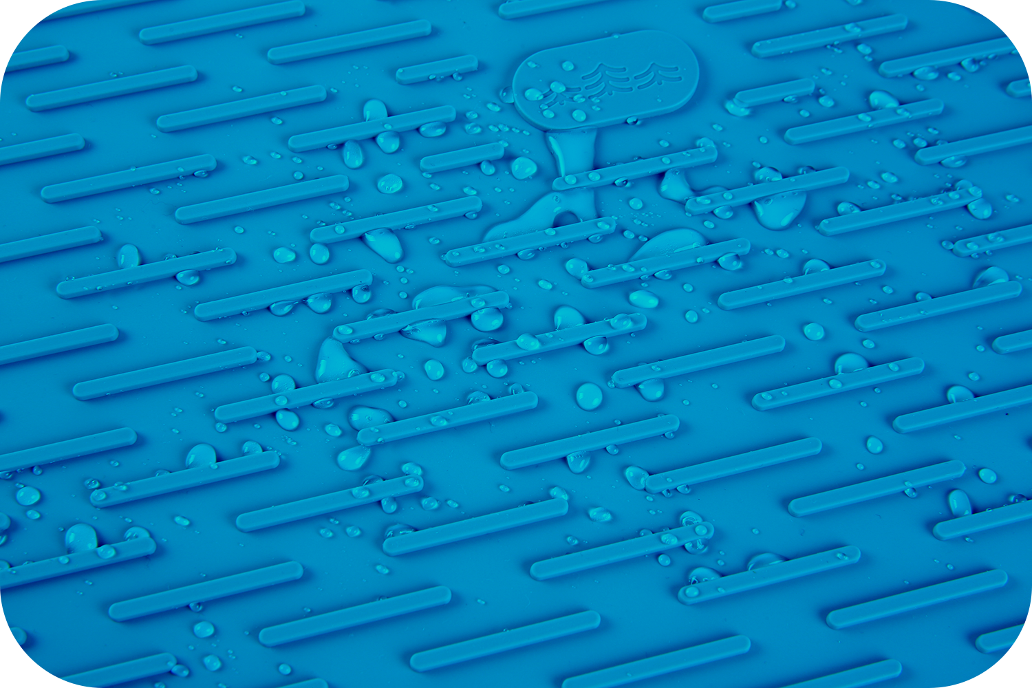 Siliconen Droogmat Schotel Kom Cup Antislip Anti Pad Onderzetter Pannenlap Mat Lepelsteun Aftappen Coaster Aanrecht Placema: L / Paars