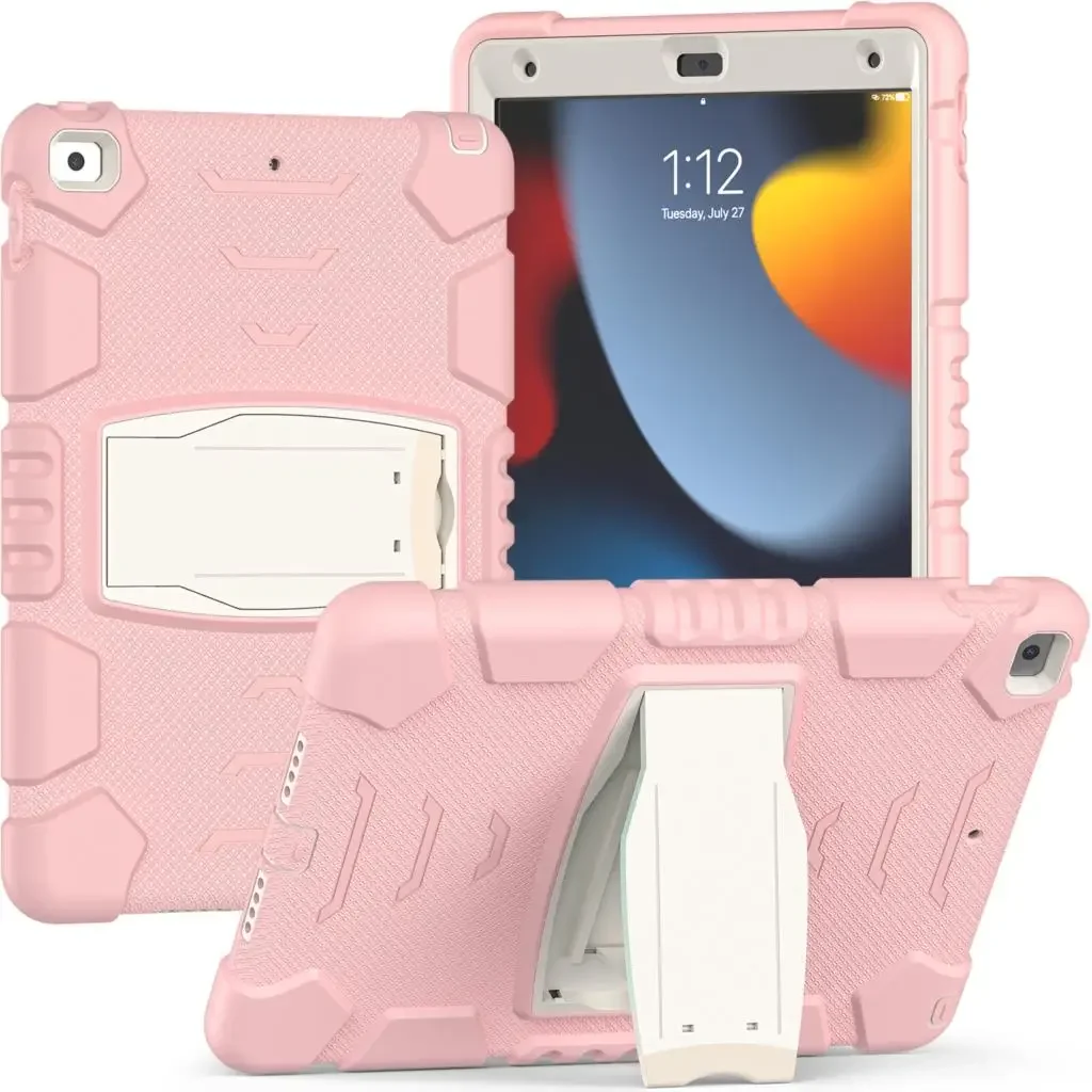 Etui til apple ipad 9.7 "  a1822 a1823 a1893 a1954 air 2, kraftigt børnecover til ipad pro 9.7 "  a1673 a1674 a1675: 6 / Brun