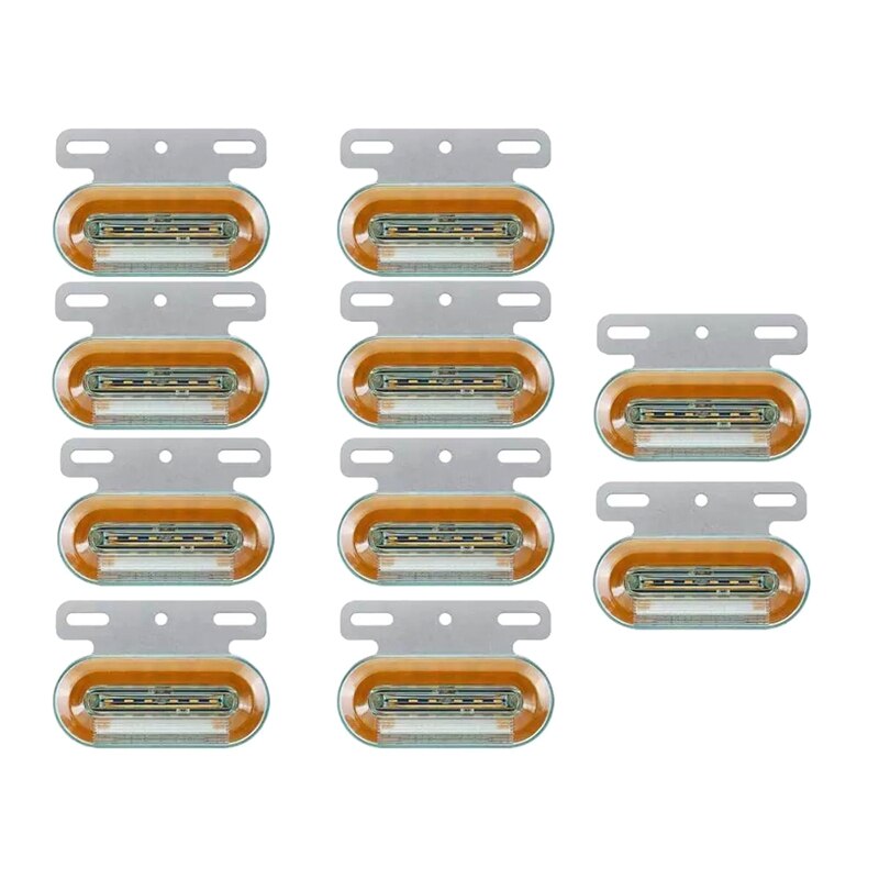 LED-MARTIN® 6-delige set contourverlichting ROOD 12V/24V afgrenzingslamp positielicht dun LED-MARTIN® 6-delige set contourverlichting ROOD 12V/24V afgrenzingslamp positielicht dun