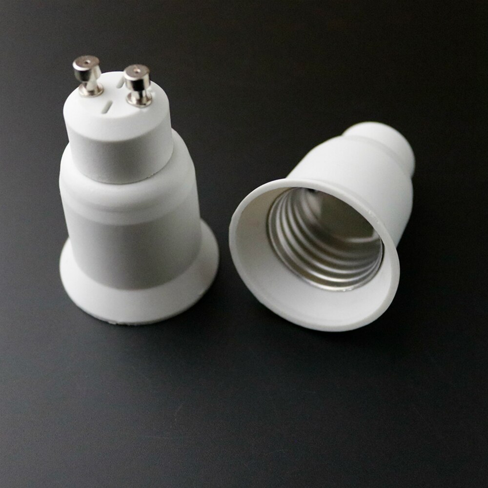 GU10 Om E27 Lamphouder Adapter Pbt Behuizing Gu10 2Pin Standaard Edison Schroef Lamp Licht Socket Converter