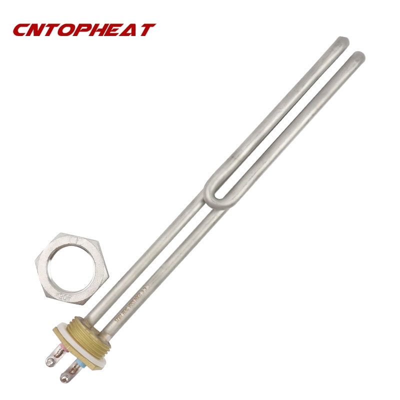 Elemento de aquecimento tubular 1kw/2kw/3kw/4kw da imersão do calefator de água dn25 220v/380v