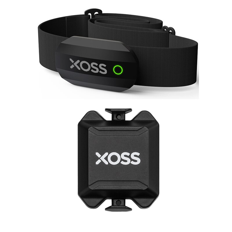 XOSS Heart Rate Sensor Monitor Chest Strap Bluetooth ANT+ Wireless Health Fitness Smart Bicycle Sensor: kit 1