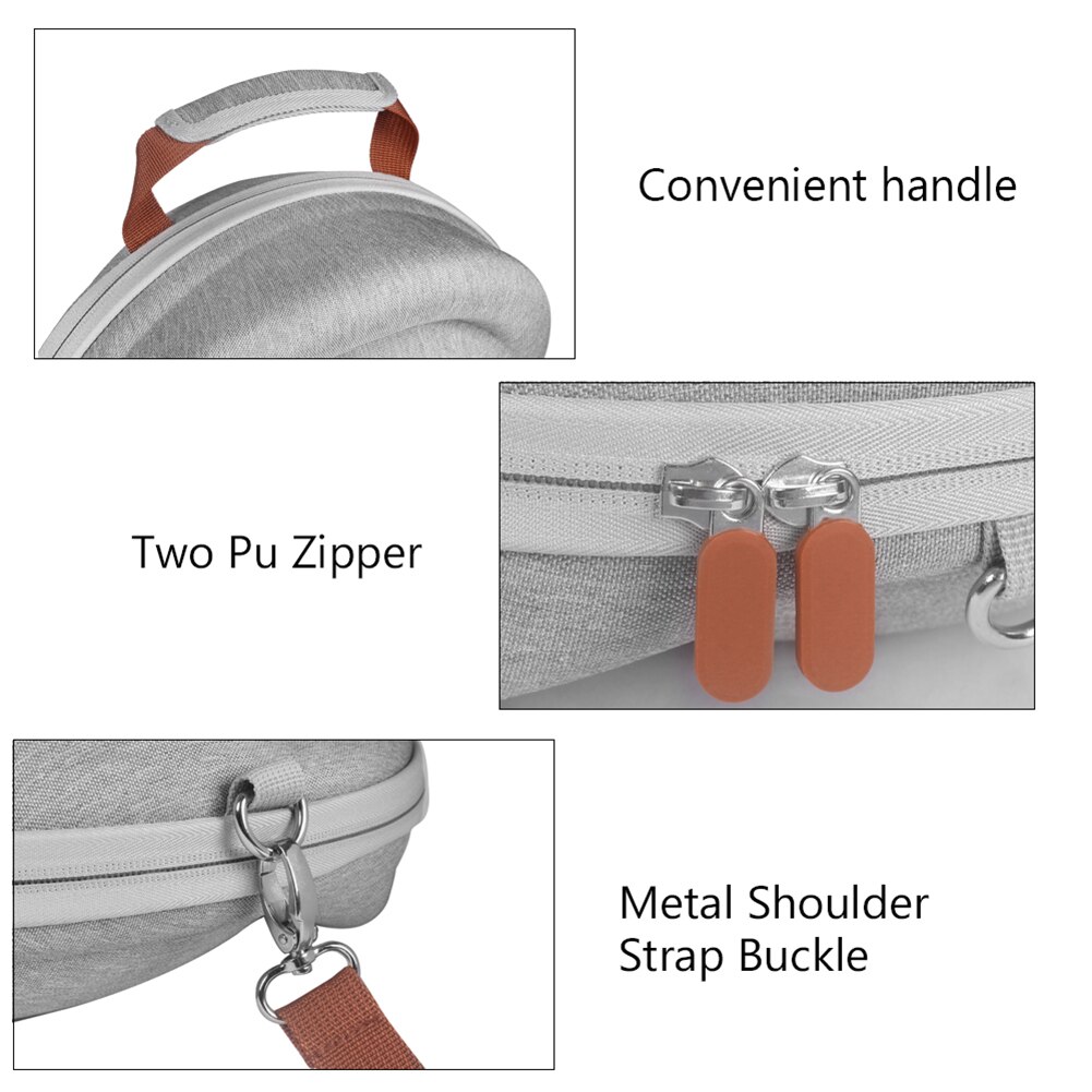 Protective Carrying Case Hard Shell Nylon Travel Case for Harman Kardon Onyx Studio 7 Speaker Shockproof Storage Bag