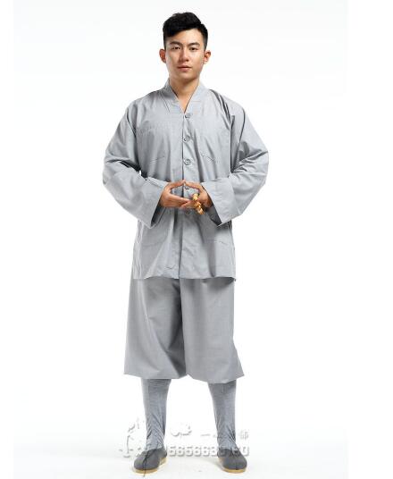 Shaolin Tempel Kostuum Zen Boeddhistische Gewaad Boeddhistische Monnik Gewaden Gown Religie Monnik Kleding Haiqing Uniformen Voor Monnik