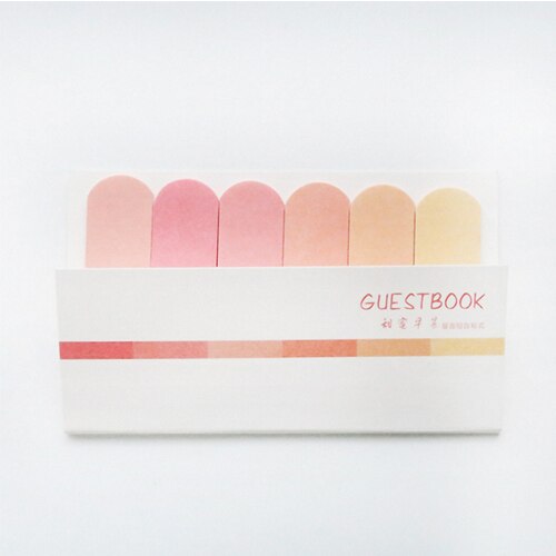 120 Pages gradient sticky notes Stationery Sticker index Posted It Planner Stickers Notepads Office School Supplies: 03