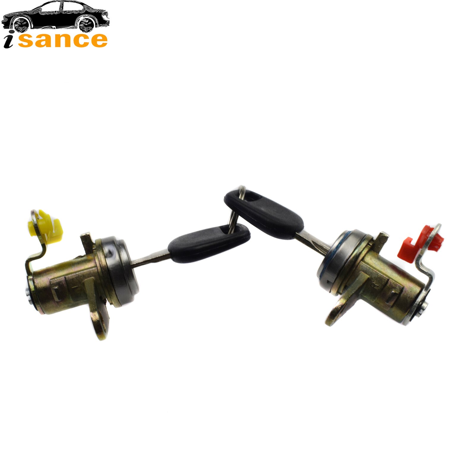 Deurslot Cilinder Sleutels Set Voor Toyota Corolla &amp; Geo Prizm 1.8L 1993 1994 1995 1996 1997 69051-12360 69052-12360 69051-12340