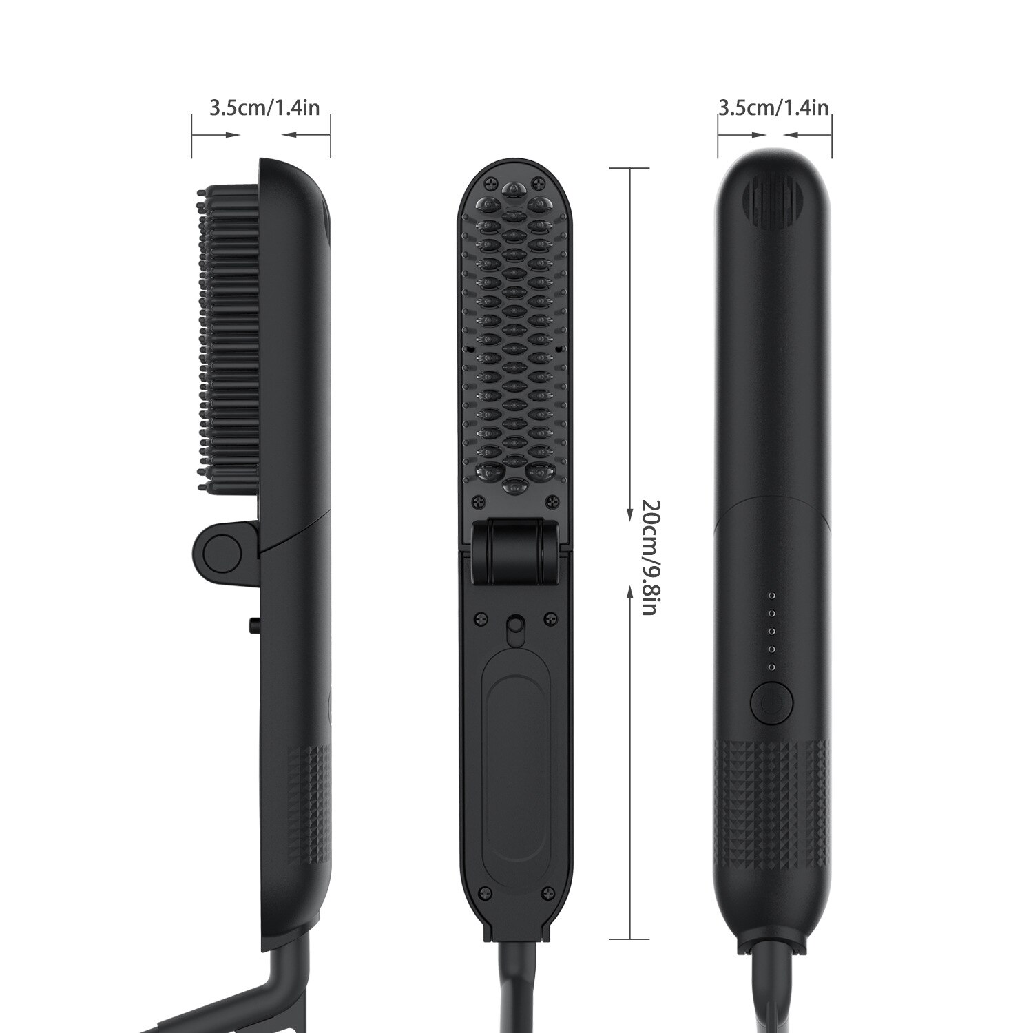 Style Male Electric Beard Styling Comb Men Hair Straightener Straight /40