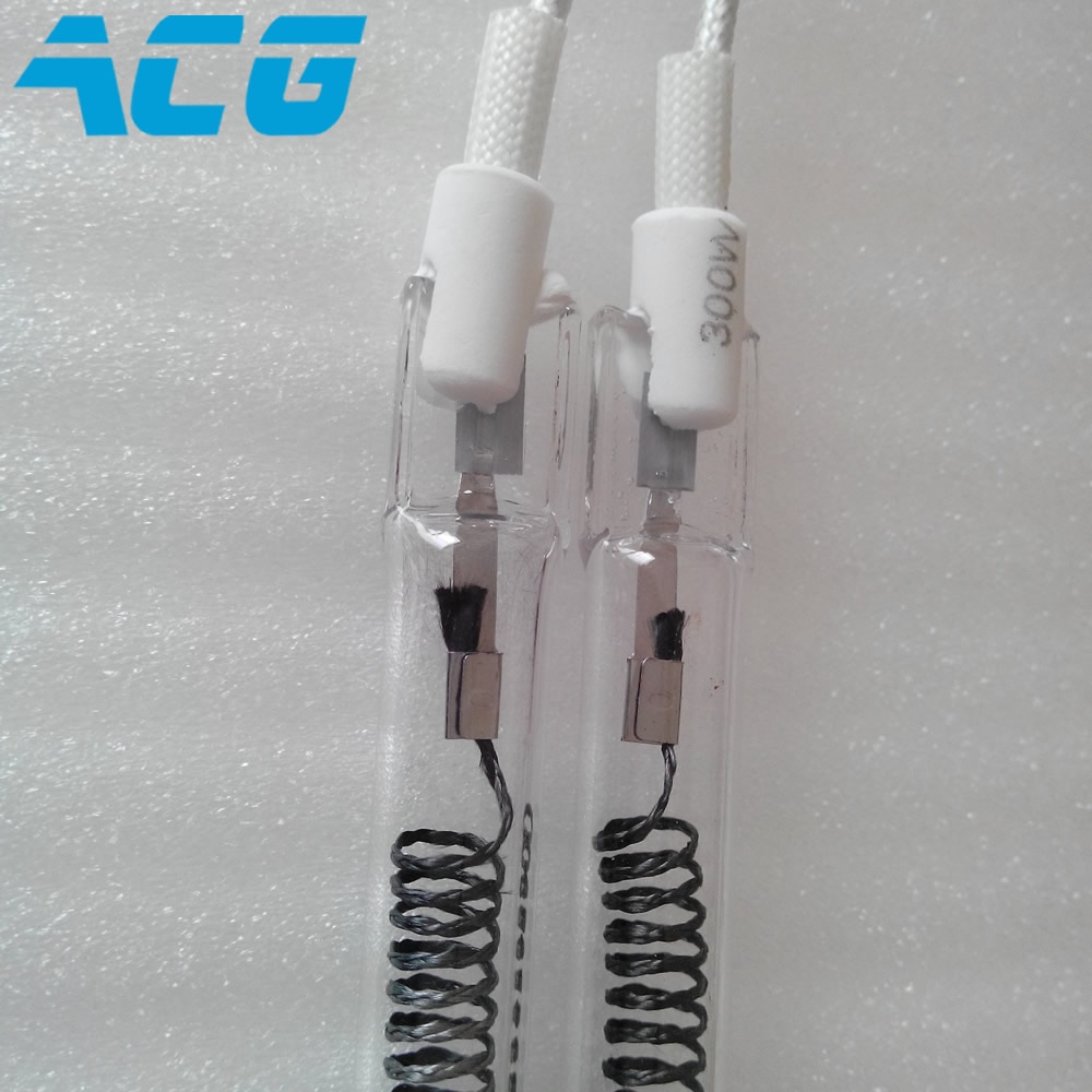 2 PCS carbon fiber heating pipe tube far infrared quartz 220V 300W-1000W