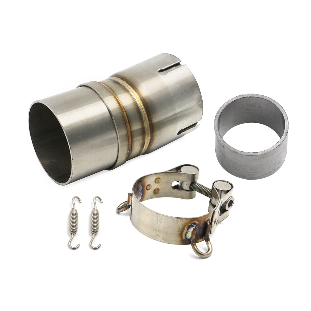 Motorfiets Slip-On 51 Mm Uitlaat Midden Link Pijp Voor Yamaha R6 YZFR6 YZF-R6 2006 2007