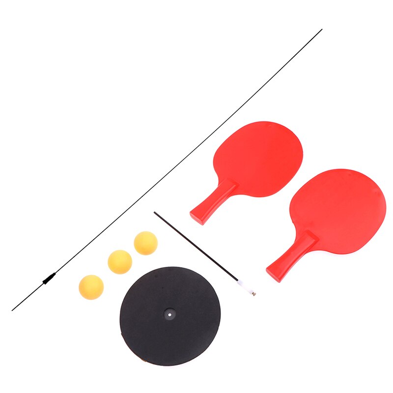 Portable Ping Pong Training Tool Soft Shaft Practice Trainer Self-study Machine Table Tennis Ball Set Home Exercise