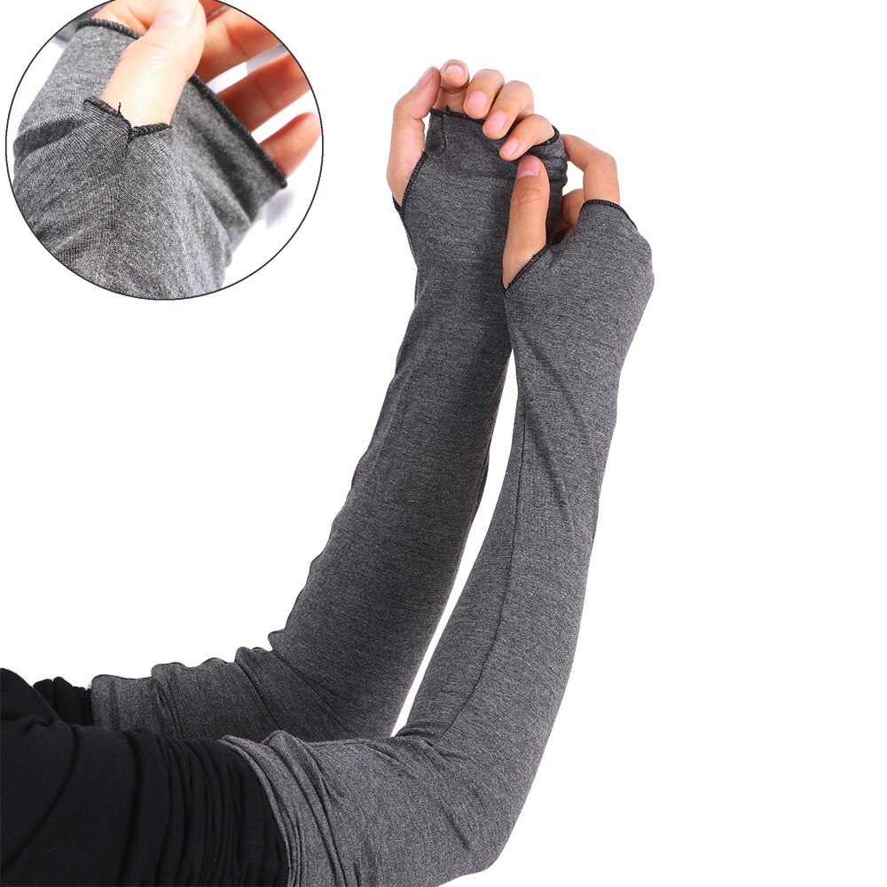 Modal Katoen Arm Warmer Handschoen Vrouwen Lange Vingerloze Handschoenen Elleboog Mode Wanten Kerst Accessoires 20 Kleuren