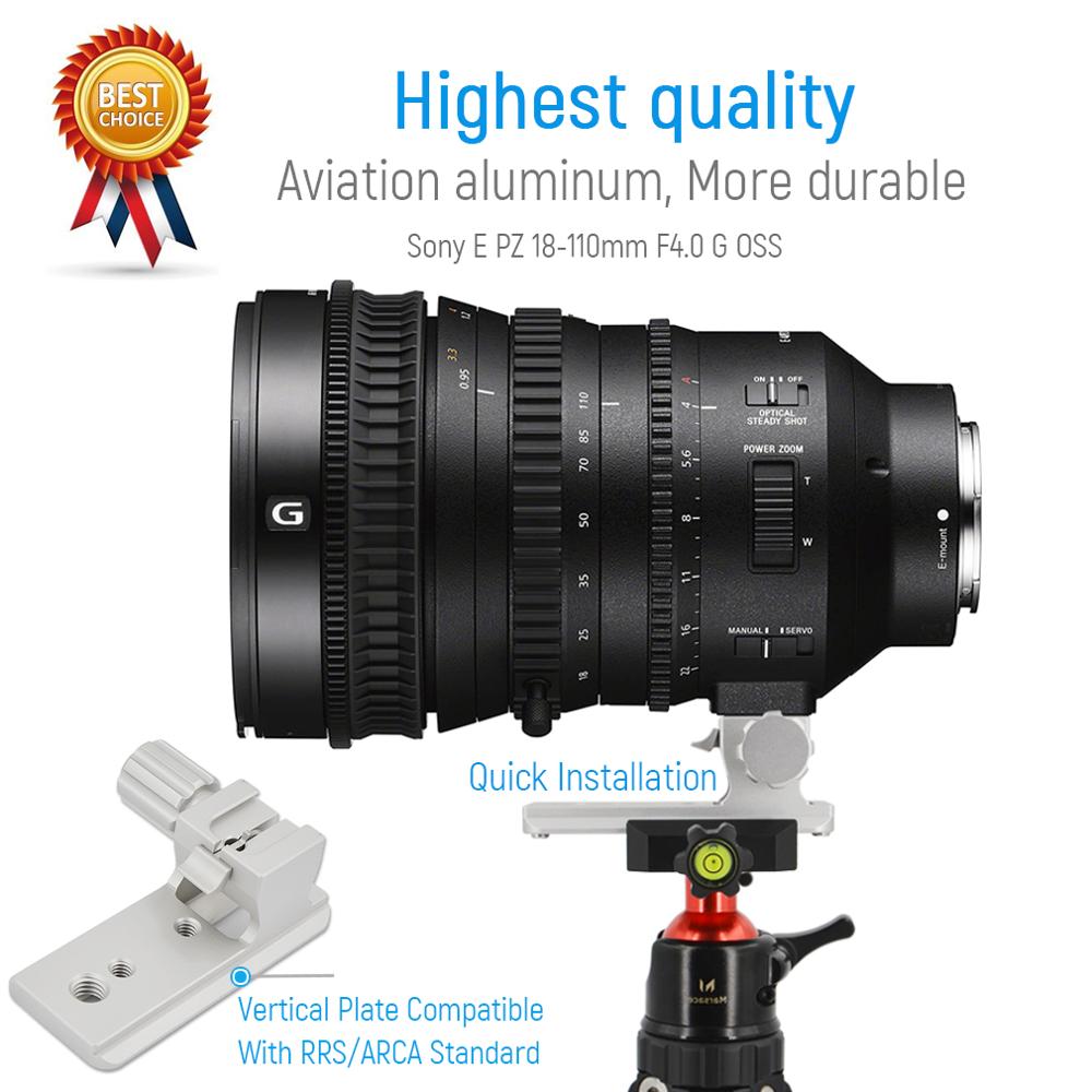 Lentille Collier Trépied Monture Col Remplacement Support pour Sony FE 100-400M GM OSS, FE 70-200M GM OSS, E PZ 18-110mm F4 G OSS