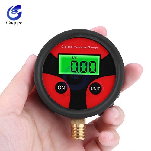 0-200PSI Luchtdrukmeter Dial Meter Tester Koper Rubber Digitale Bandenspanningsmeter Tool Voor Auto Vrachtwagen Bike Auto tyre