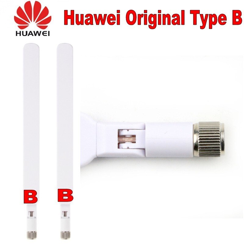 2x 4G Antenni SMA Uros - 698-2700MHz - Huawei Reitittimeen B593 E5186 B315 B310
