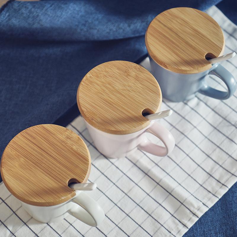 Naturlig bambus kop dæksel coaster tønde låg låg dæksel segl dæksel krus låg 40p