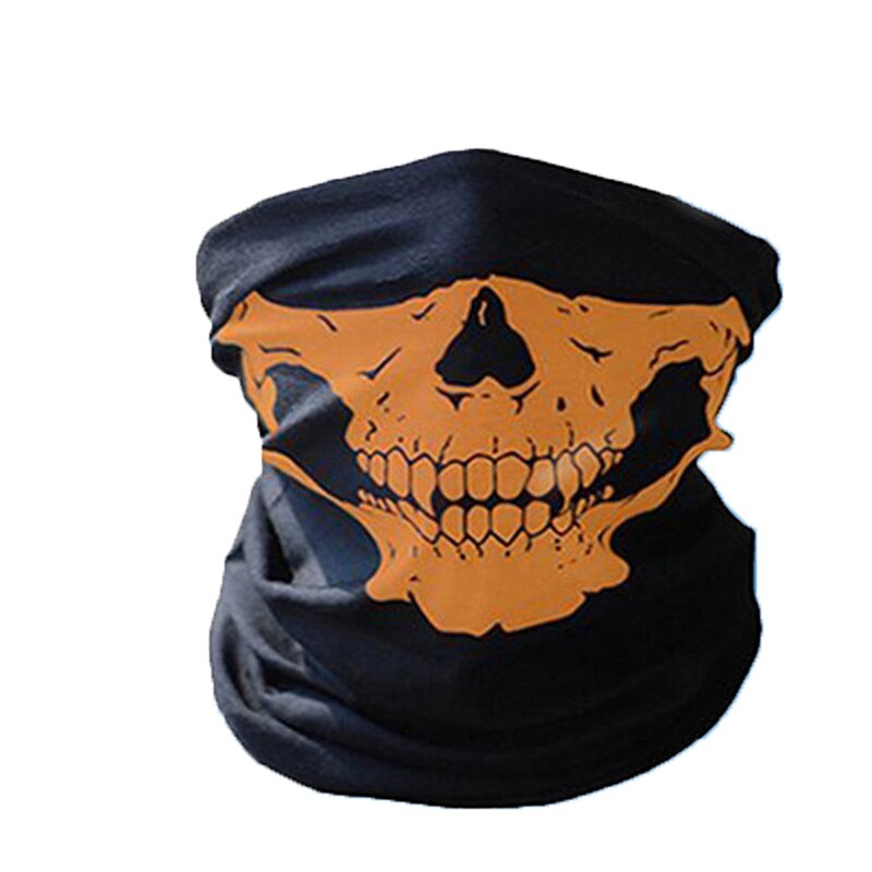 draussen Radfahren Schädel Sturmhaube Halbe Gesicht Maske Magie Motorrad Camping Schal Männer Frauen Sonnenschutz Bandana Hals Gamaschen: e