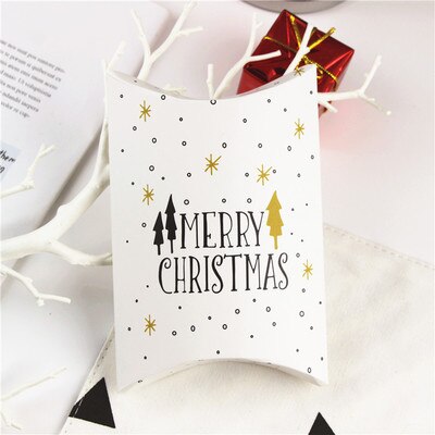 God jul slikæsker hjorte & juletræsgæster emballeringsæsker taske julefest favoriserer børneindretningspude: B