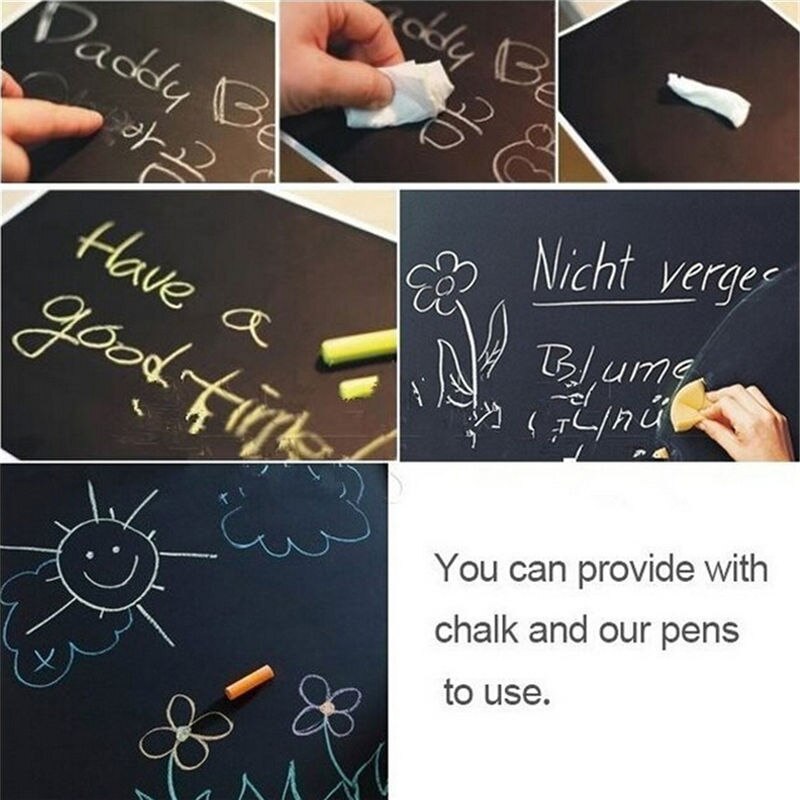 Blackboard Muursticker Verwijderbare Vinyl Maand Schema Krijtbord Wallpaper Voor Thuis Office Classroom Decor Week Planner
