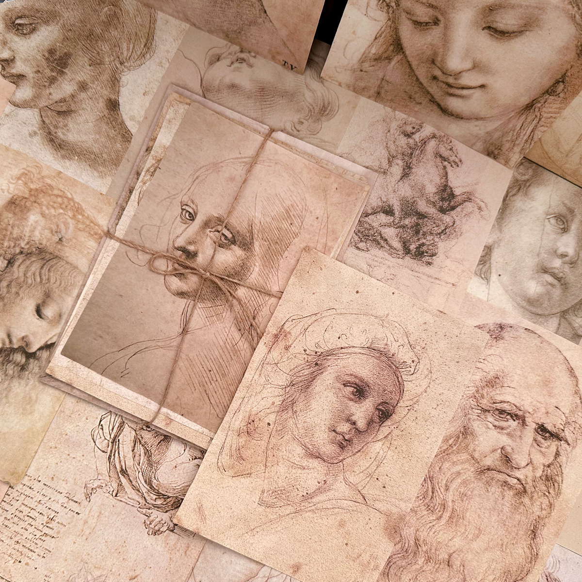 15 Uds. De papel para álbum de recortes, suministros para álbumes de recortes Vintage, Kits artesanales para planificadores de diarios basura, decoración estética para pared de habitación: Blanco