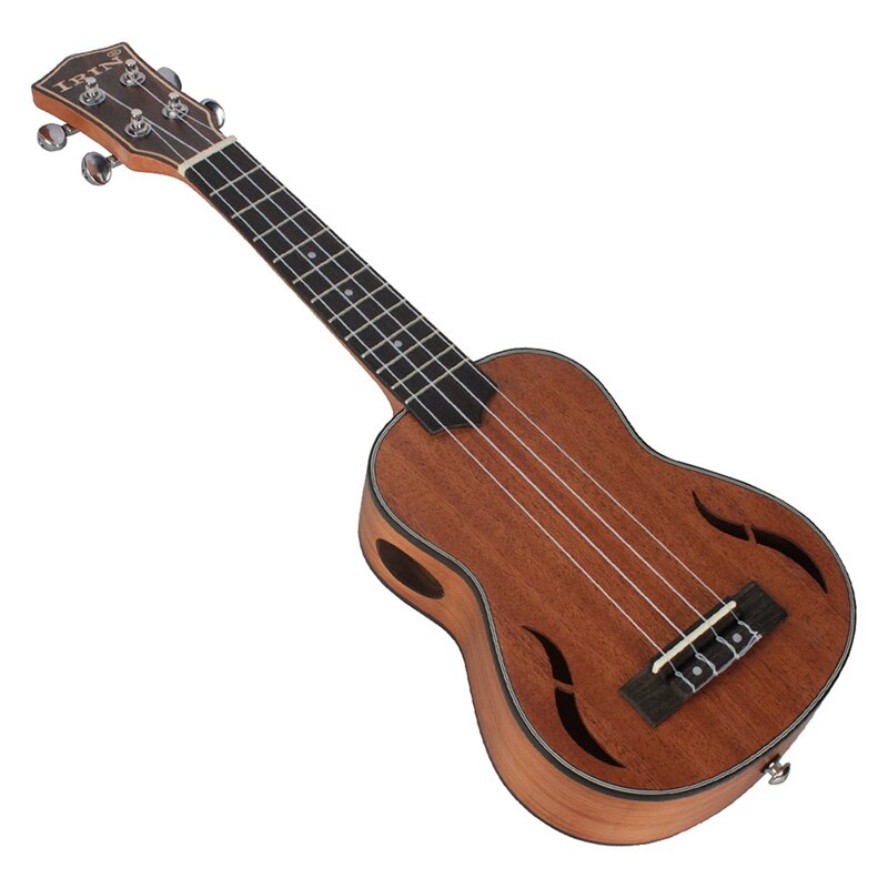 Irin Sopraan Ukulele 21 Inch Walnoot Hout Akoestische Gitaar Ukelele Mahonie Toets Hals Hawaii 4 String Guitarra Hout Kleur