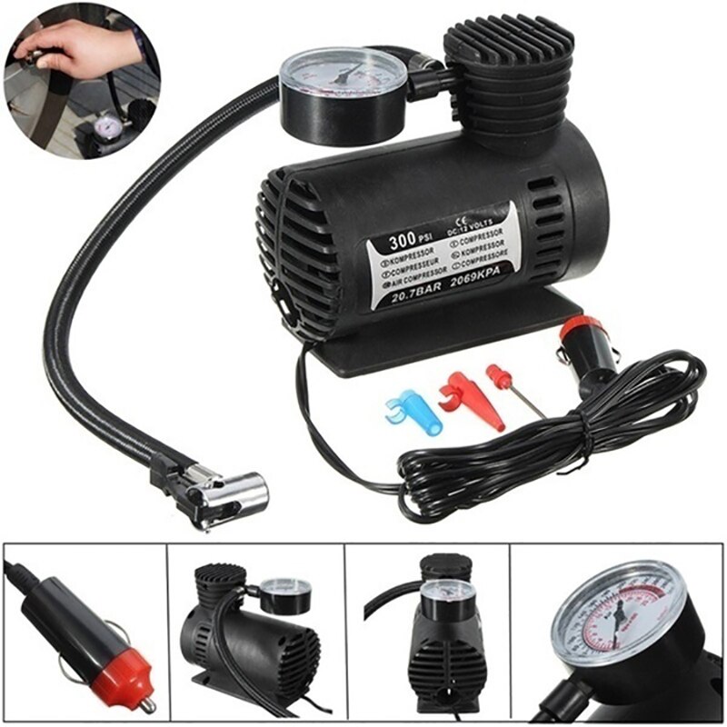 Autoband Pomp Auto Elektrische Pomp Air Pump Tire Inflator Draagbare Compressor Autoband Pomp Voor Auto Fiets Banden Ballen