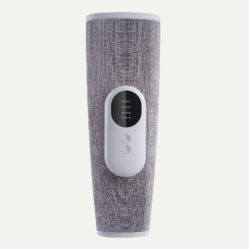 Wireless Calf Massager Leg Air Compression Massager Heated Thigh Calf Circulation Muscle Fatigue Relaxation Massage Rechargeable: X1 1PC Gray