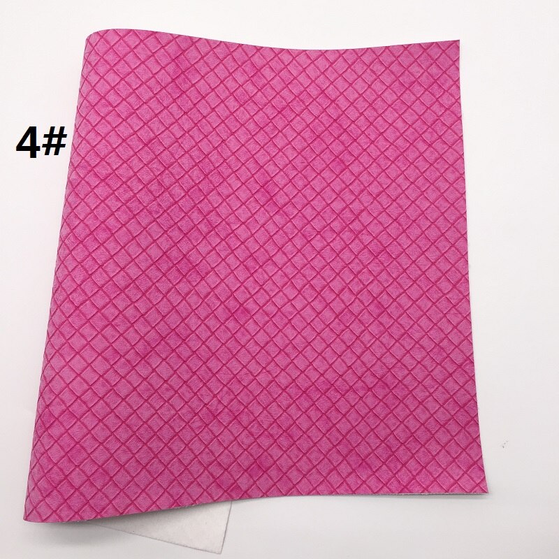 1Pc 21X29CM Wafel Geweven Faux Leer Stof, Synthetisch Leer Lakens, Pu Leer Voor Maken Bows Leosyntheticodiy R227B: 4