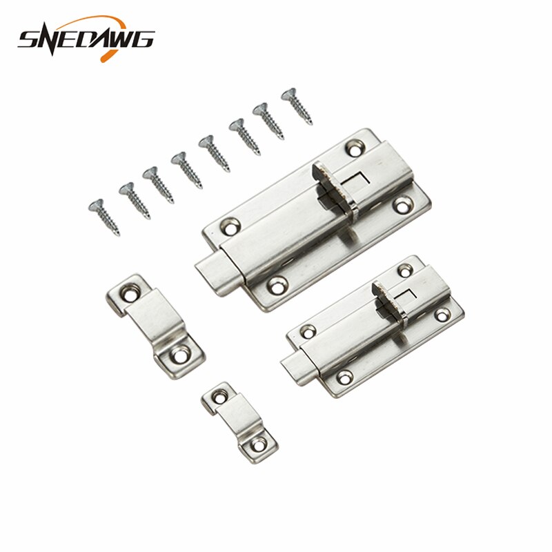 Stainless Steel Barrel Bolt 3/4inch Home Gate Window Safety Hardware Door Bolt Lock Latch House Security Barrel Door Bolt Latch