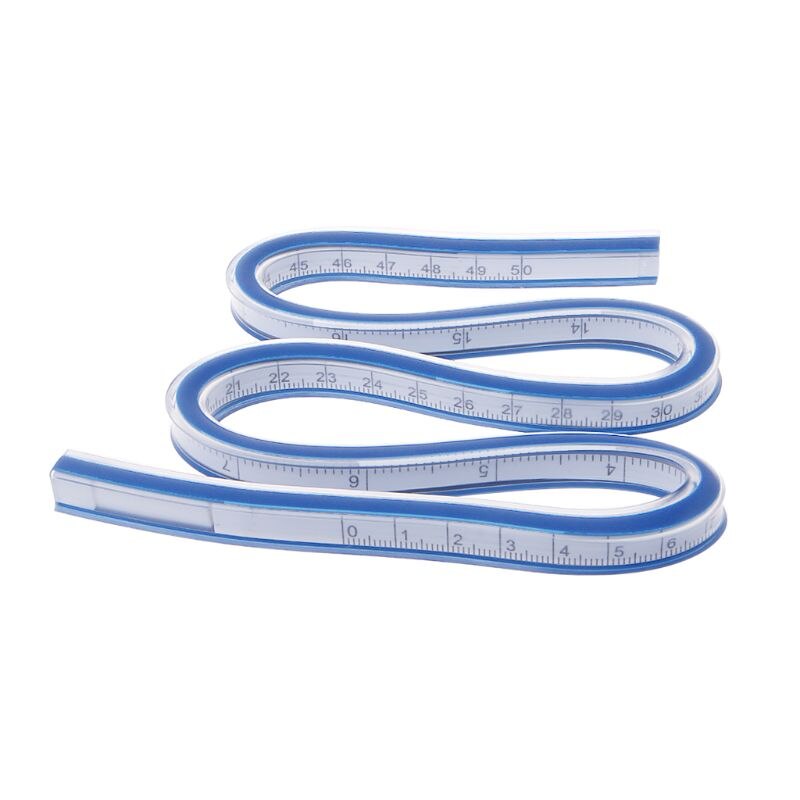 Flexible Curve Ruler Drafting Drawing Tool Plastic Vinyl 30cm 40cm 50cm 60cm