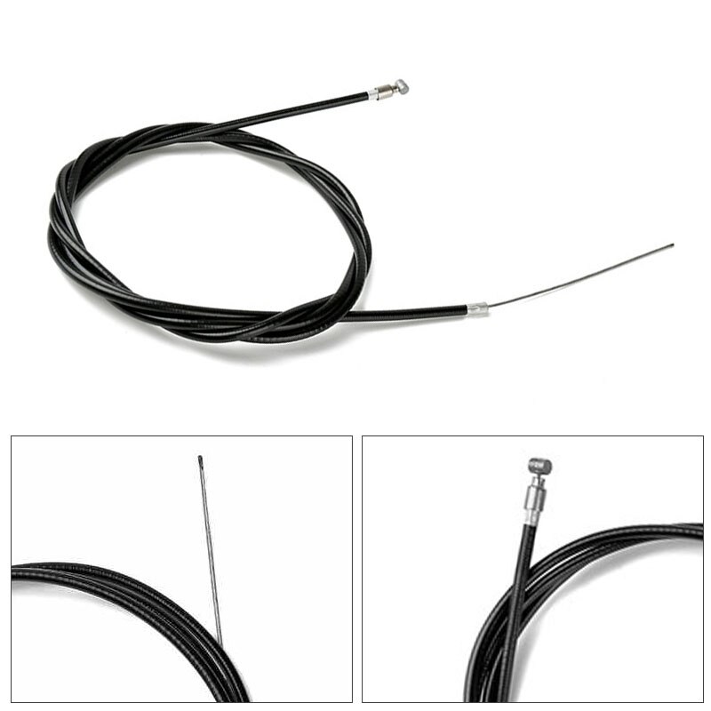 Black Cycling Mountain Bicycle Housing Universal MTB Bike Brake Cable Line Inner Wire Core 175cm Stainless Steel Housing
