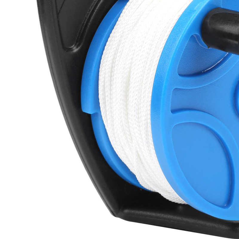 Diving Reel Multi-Purpose Portable Diving Equipment with Handle Buckle Combination 289FT High Strength