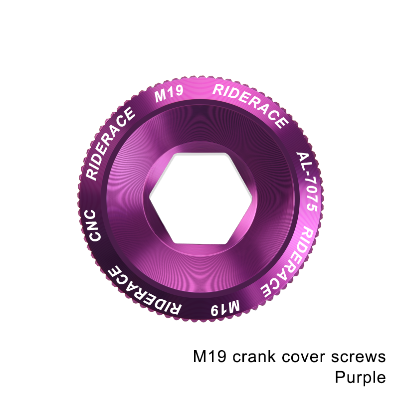 Boulon de fixation de bras de manivelle de vélo, écrou de pédalier en alliage d'aluminium, couvercle de manivelle de vélo vtt, bouchon à vis M18 M20 boulon pour capuchon de boulon de manivelle Shimano: Bourgogne