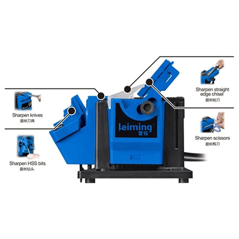 Multifunktions elektrisk knivslip borr slipmaskin kniv & saxslip kraft hushållsslipverktyg-eu pl