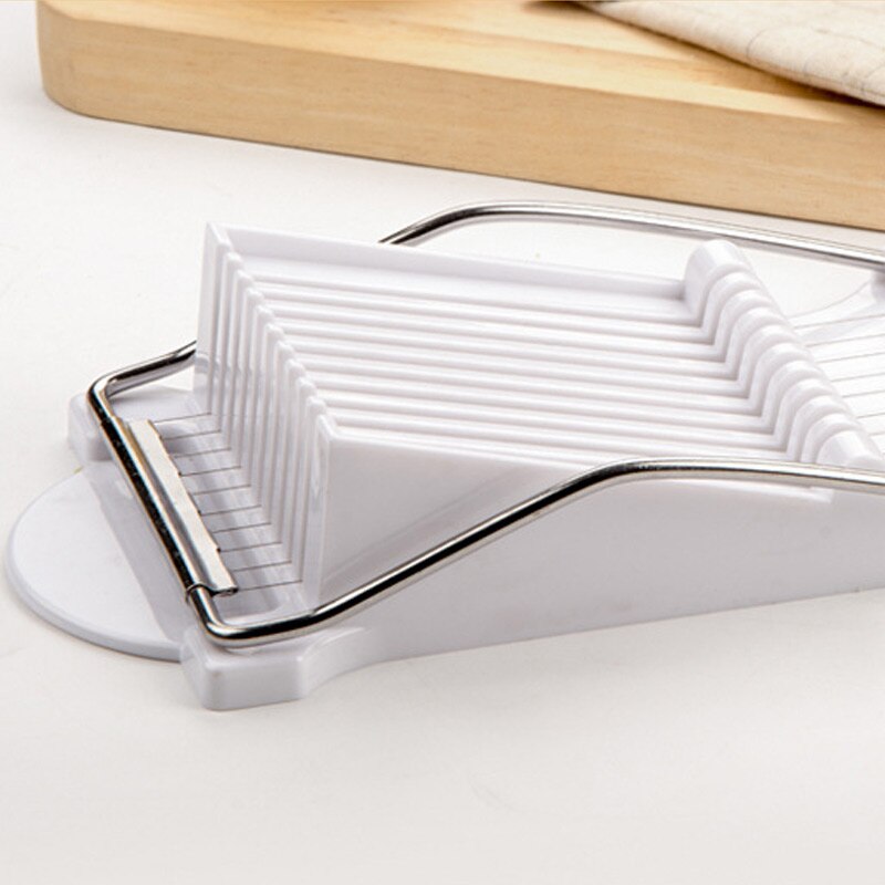 Rebanador de carne de acero inoxidable, cortador de Banana, rebanador de jamón de huevo, herramientas de cocina para el hogar JS23