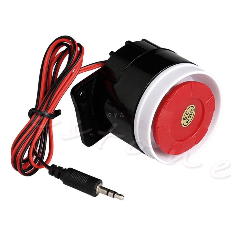 Wired Mini Horn Siren Home Security Sound Alarm System 120dB DC 12V