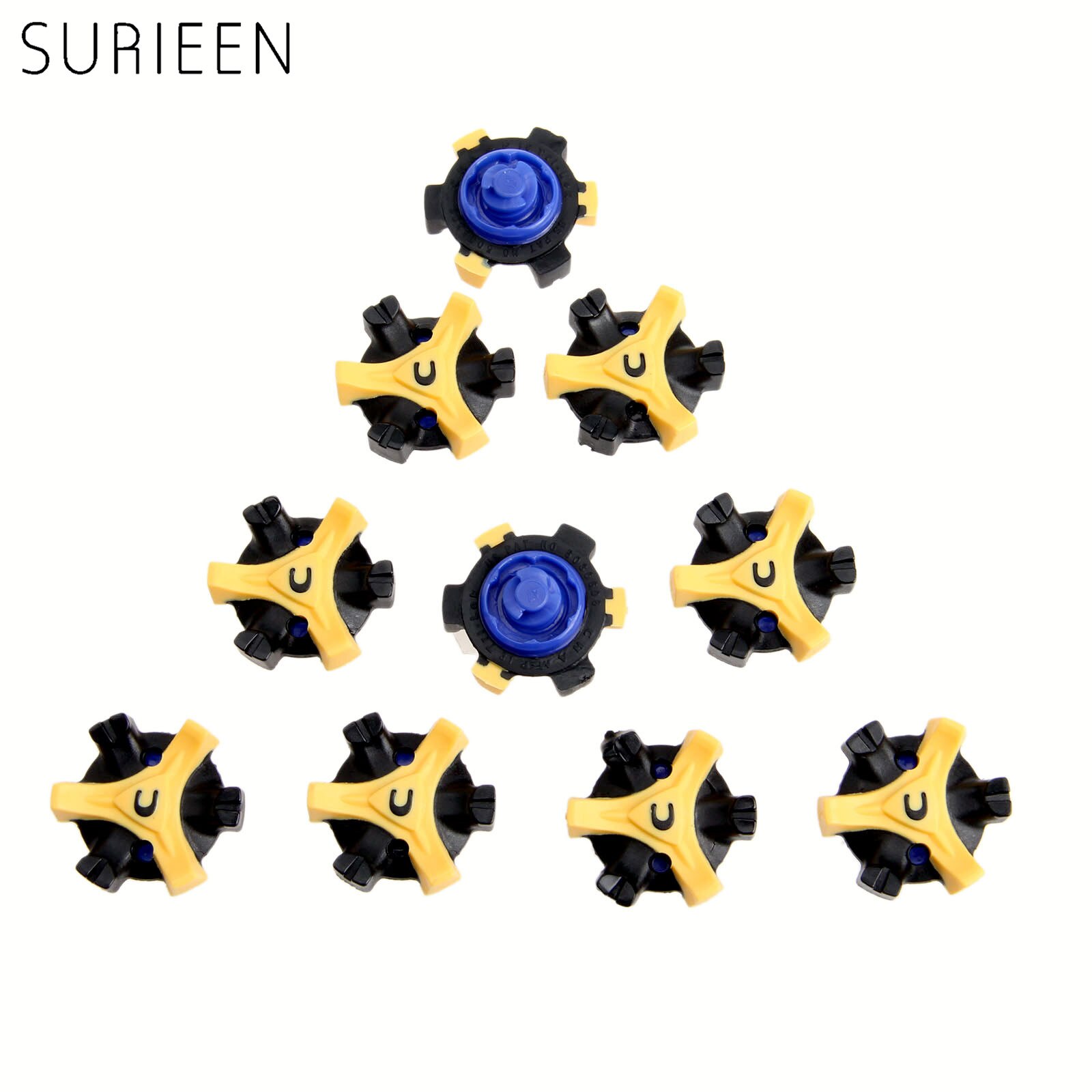 14Pcs Golf Schoenen Spikes Softspikes Fast Twist Cleat Champ Tri-Lok Schroef Studs Stinger Golf Schoen Spikes Vervanging training Aids
